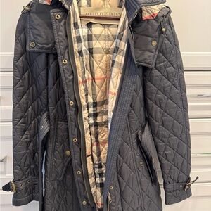 Burberry Brit Women's Quilted Black Jacket